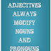 Fungsi Kata Sifat (Adjective) dalam Grammar